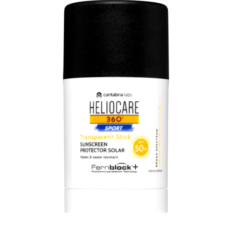 Heliocare Heliocare 360° Sport Transparent Stick αντηλιακή κρέμα σε στικ SPF 50+ 25 γρ