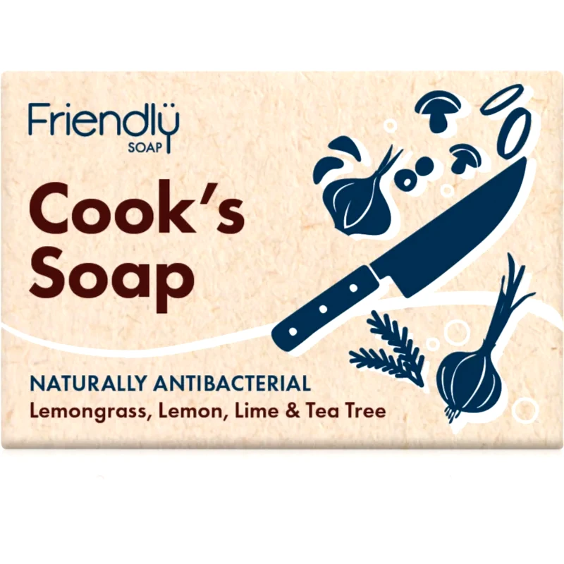 Friendly Soap Friendly Soap Cook's Soap φυσικό στερεό σαπούνι για τα χέρια 95 γρ