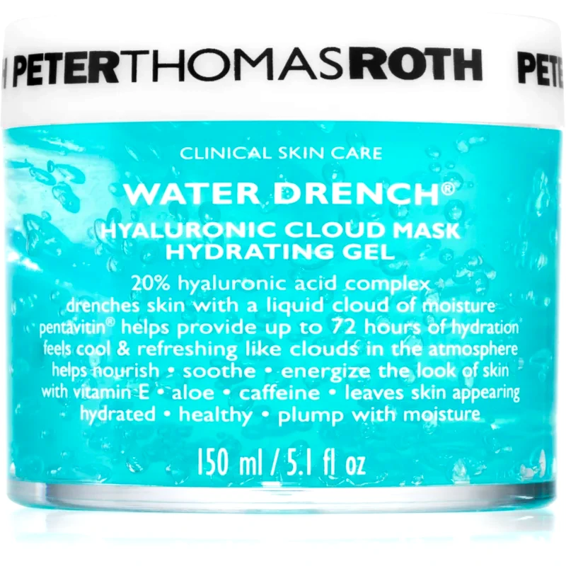 Peter Thomas Roth Peter Thomas Roth Water Drench Hyaluronic Cloud Mask Hydrating Gel ενυδατική τζελ μάσκα με υαλουρονικό οξύ 150 ml