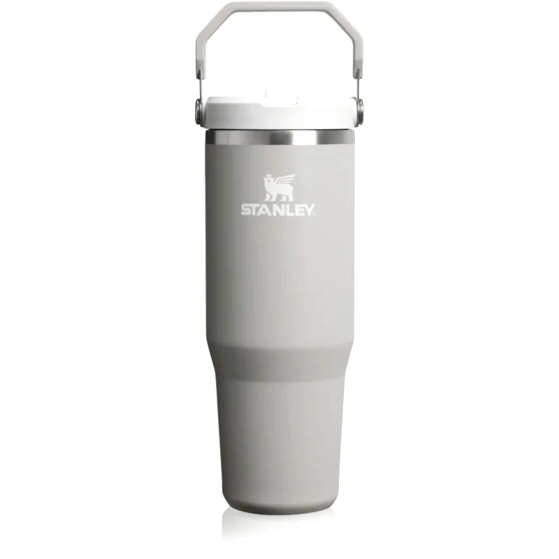 Stanley Stanley IceFlow™ Flip Straw Tumbler μπουκάλι νερού από ανοξείδωτο ατσάλι Ash 890 ml
