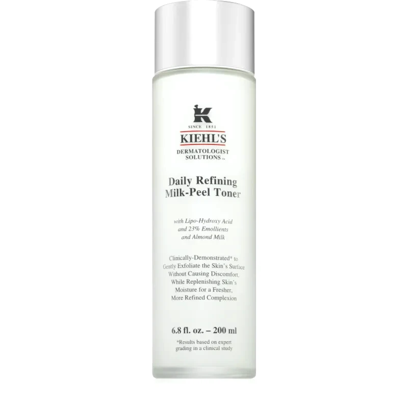 Kiehl's Kiehl's Daily Refining Milk-Peel Toner απαλό απολεπιστικό τονωτικό για όλους τους τύπους επιδερμίδας ακόμα και ευαίσθητης 200 ml