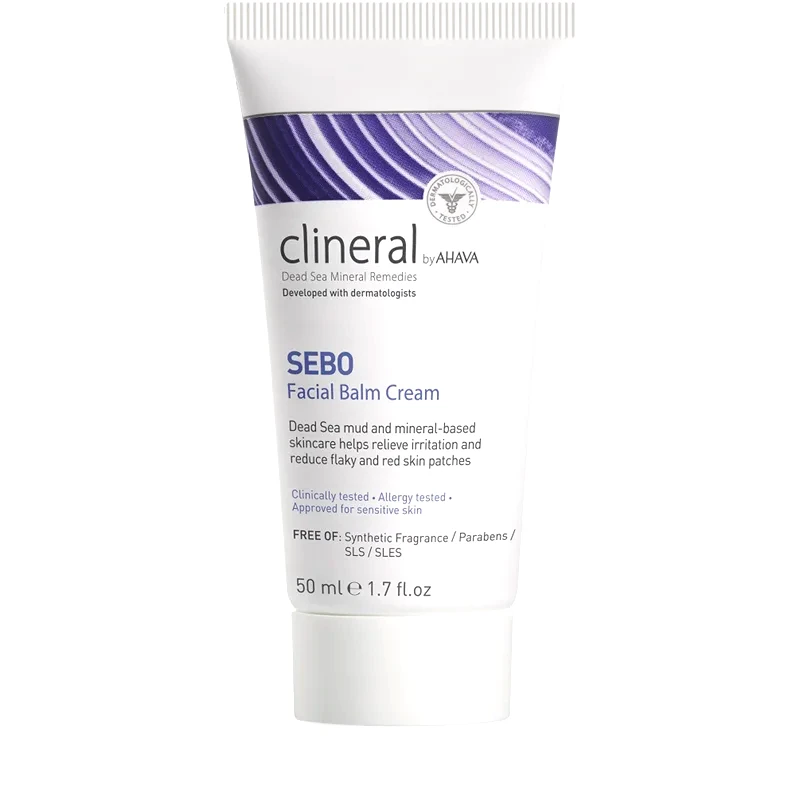 AHAVA AHAVA Clineral SEBO θρεπτική καταπραϋντική κρέμα προσώπου με ενυδατικό αποτέλεσμα 50 ml