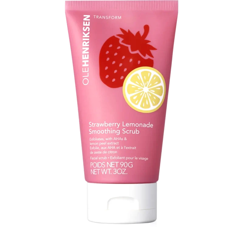 OLEHENRIKSEN OLEHENRIKSEN Transform Strawberry Lemonade Smoothing Scrub Scrub προσώπου με απολεπιστική δράση 90 γρ