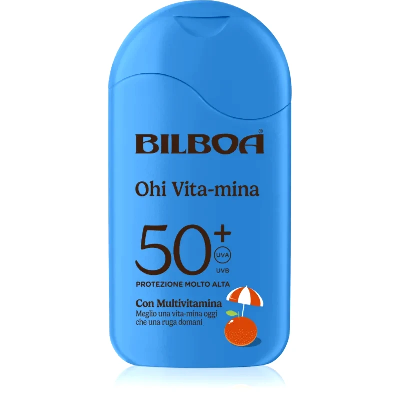Bilboa Bilboa Ohi Vitamina Latte αντηλιακό γάλα με βιταμίνες SPF 50+ 200 ml