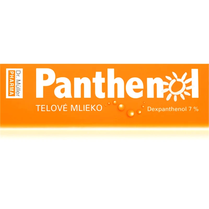 Dr. Müller Dr. Müller Panthenol body lotion 7% ενυδατική λοσιόν για μετά την ηλιοθεραπεία 200 ml