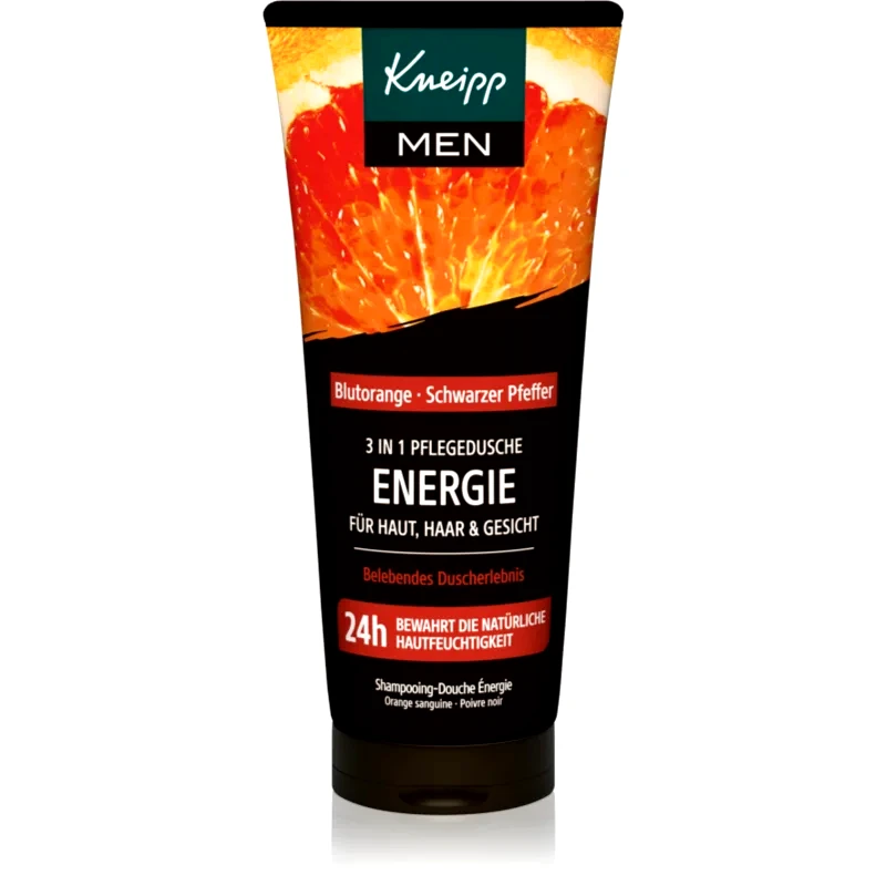 Kneipp Kneipp Men Energy τζελ καθαρισμού 3 σε 1 Για πρόσωπο, σώμα και μαλλιά 200 ml