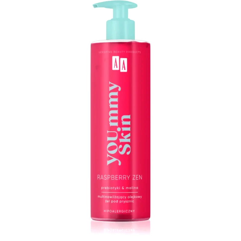 AA Cosmetics AA Cosmetics YOU.mmy Skin Raspberry Zen λάδι για ντους με άρωμα σμέουρων 400 ml