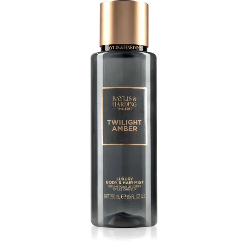 Baylis & Harding Baylis & Harding The Edit Twilight Amber αρωματικό σπρεϊ σώματος Amber, Vertiver & Vanilla 250 ml