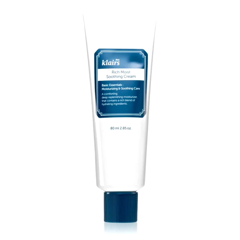 Klairs Klairs Rich Moist Soothing Cream εντατικά ενυδατική και απαλυντική κρέμα 80 ml