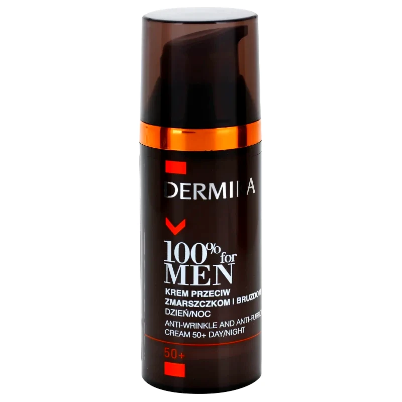Dermika Dermika 100% for Men κρέμα κατά των βαθιών ρυτίδων 50+ 50 ml