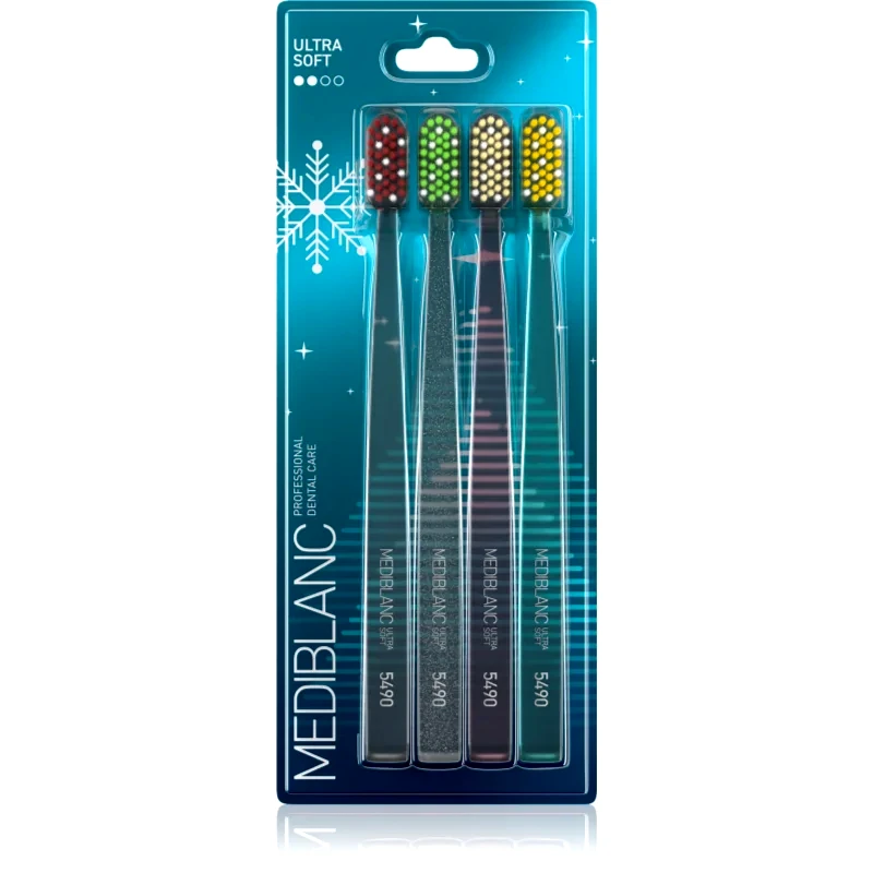 MEDIBLANC MEDIBLANC 5490 Ultra Soft Limited edition οδοντόβουρτσες υπερ μαλακές 4 τεμάχια περιορισμένη έκδοση 4 τμχ