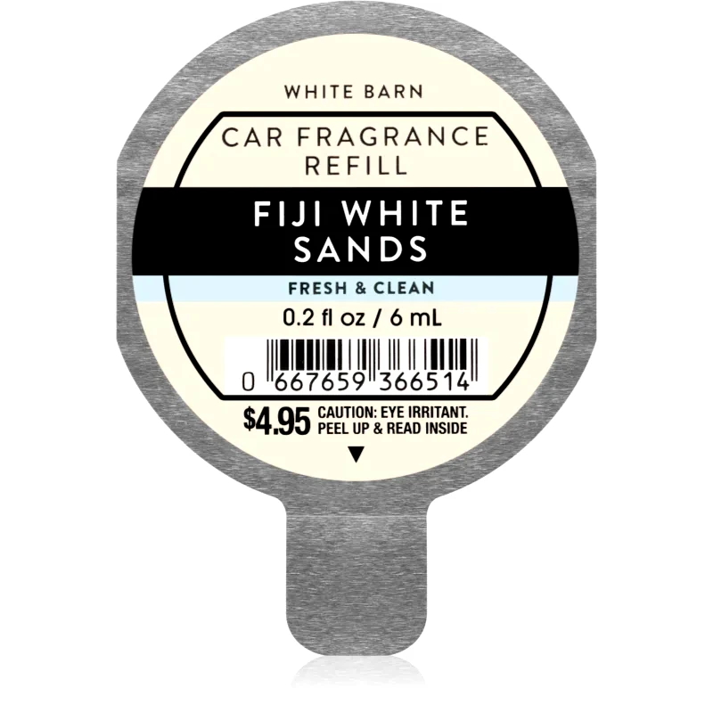 Bath & Body Works Bath & Body Works Fiji White Sands άρωμα για αυτοκίνητο 6 ml