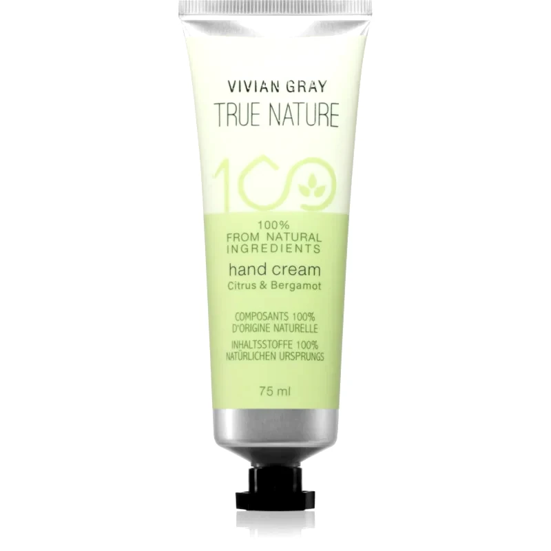Vivian Gray Vivian Gray True Nature Citrus & Bergamot ενυδατική κρέμα για τα χέρια 75 ml