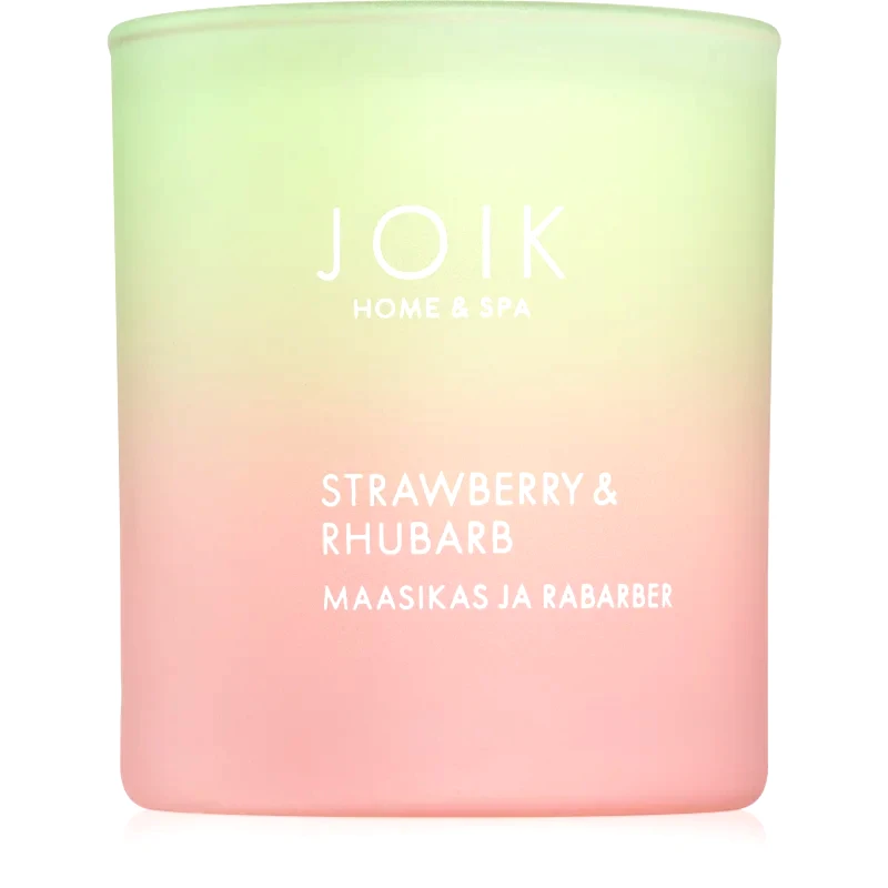 JOIK JOIK Home & Spa Strawberry & Rhubarb αρωματικό κερί 150 γρ