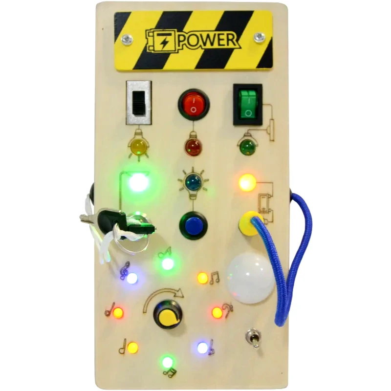 2Kids Toys 2Kids Toys LED Busy Board παιχνίδι δραστηριοτήτων 10m+ 1 τμχ