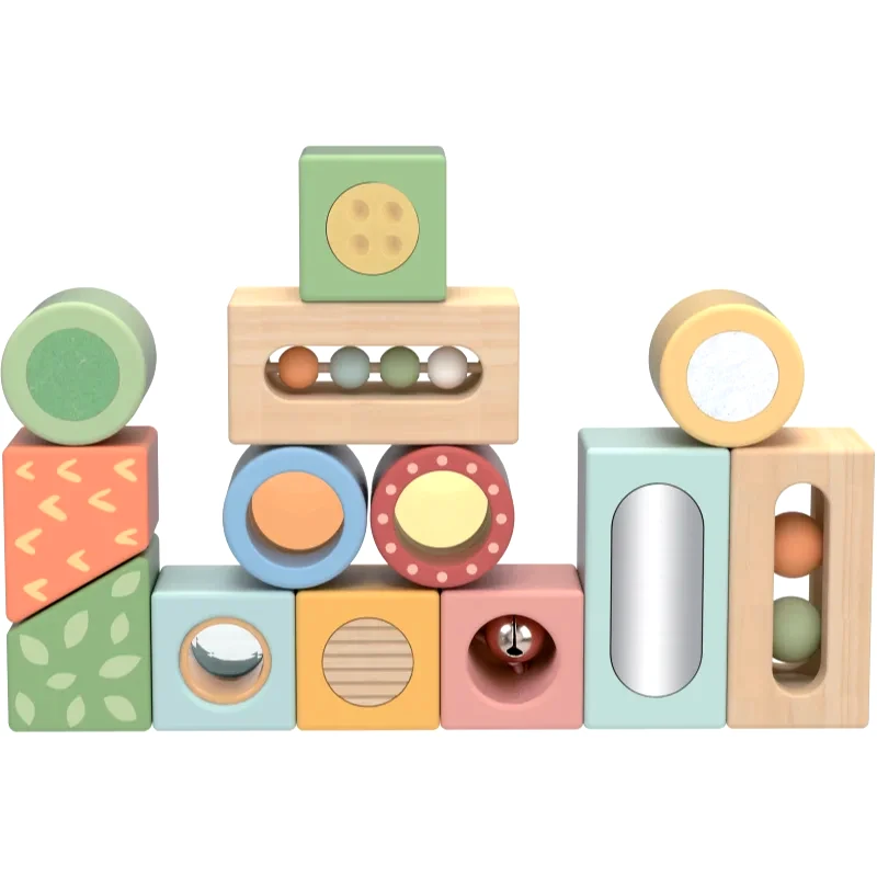 2Kids Toys 2Kids Toys Sensory Blocks κύβοι 18m+ 14 τμχ