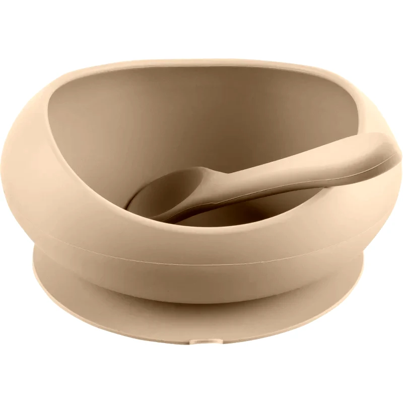 Zopa Zopa Silicone Tableware Set σετ φαγητού Sand Beige 1 τμχ