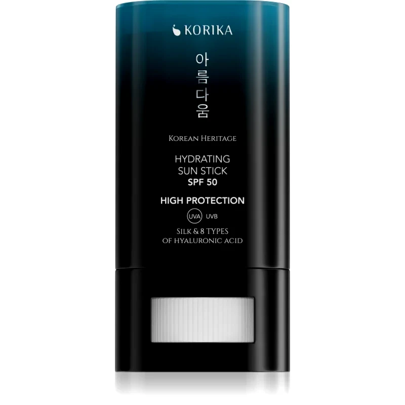 KORIKA KORIKA Korean Heritage Silk & 8 Types of Hyaluronic Acid Hydrating Sun Stick SPF 50 αντηλιακό στικ SPF 50 20 γρ