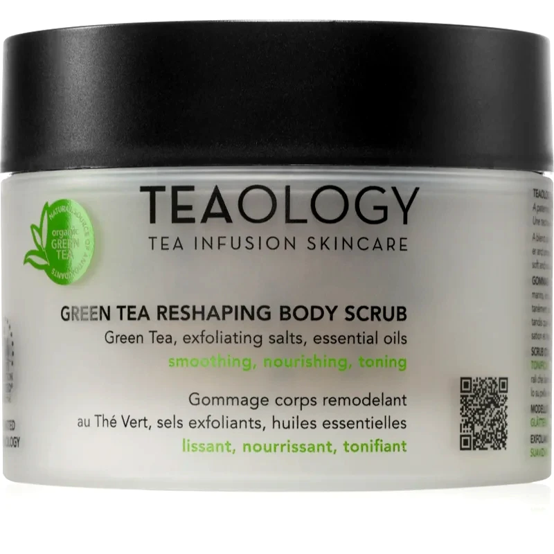 Teaology Teaology Green Tea Reshaping Body Scrub λειαντική απολέπιση σώματος 380 γρ
