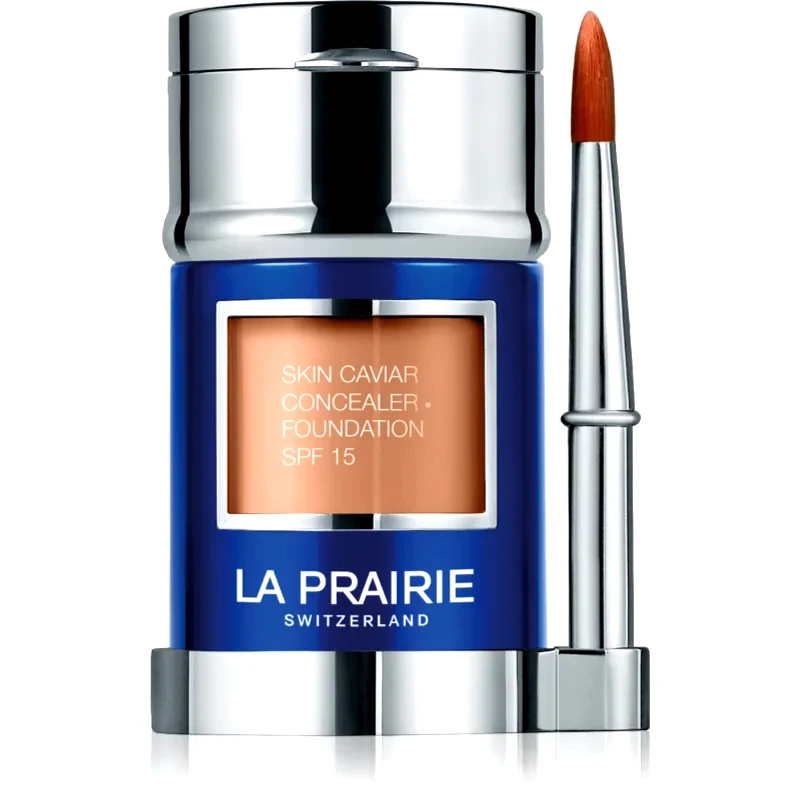 La Prairie La Prairie Skin Caviar Concealer Foundation μεικ απ και διορθωτής SPF 15 απόχρωση NC-20 Peche 30 ml
