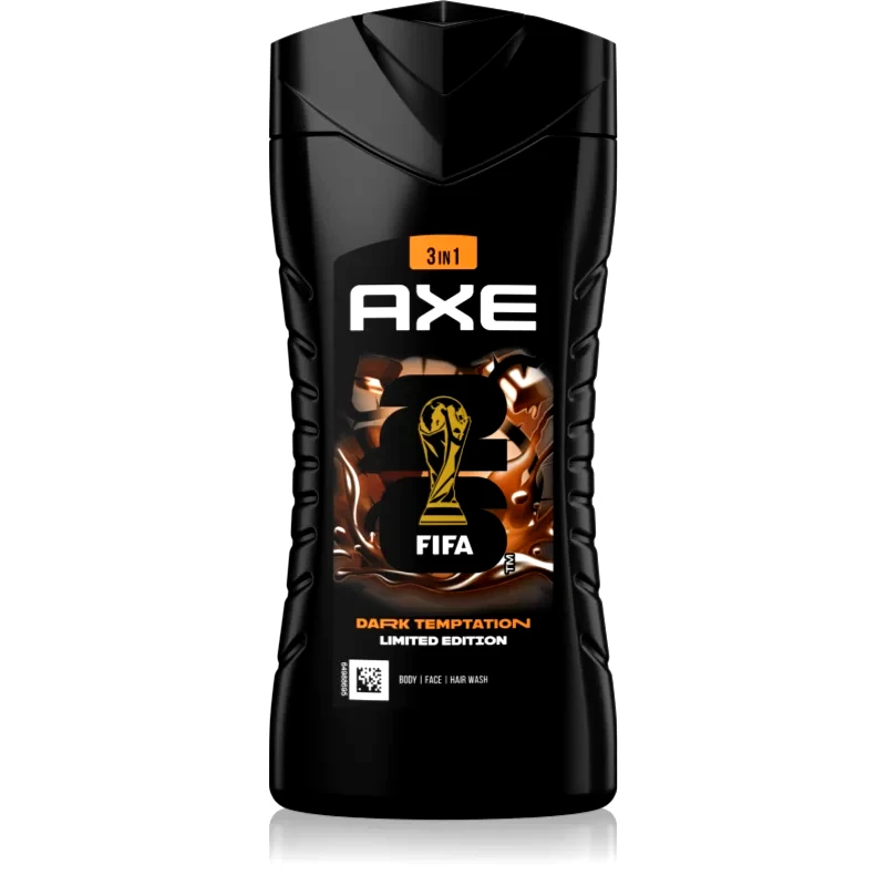 Axe Axe Dark Temptation τζελ για ντους Για πρόσωπο, σώμα και μαλλιά 250 ml
