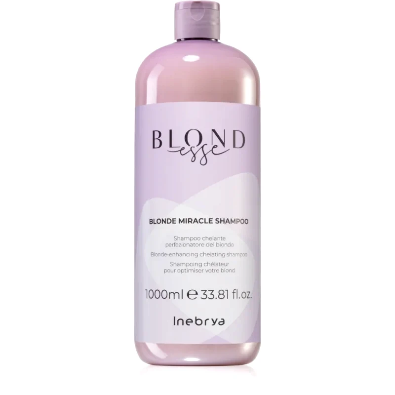 Inebrya Inebrya BLONDesse Blonde Miracle Shampoo σαμπουάν καθαρισμού και αποτοξίνωσης για ξανθά μαλλιά 1000 ml