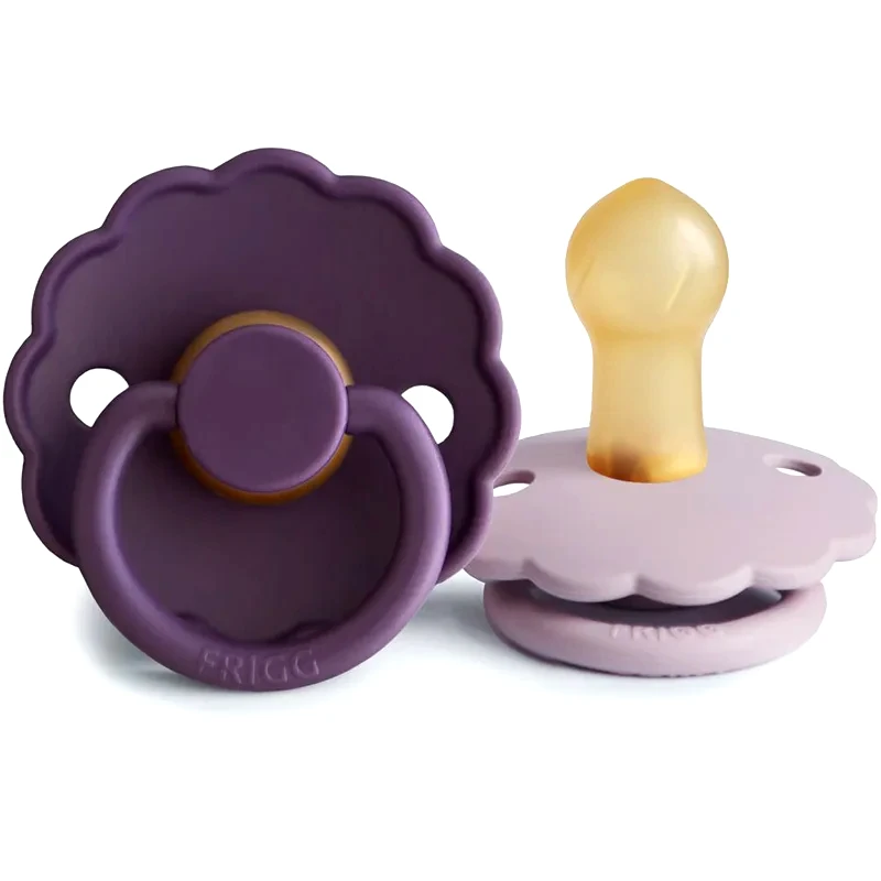 FRIGG FRIGG Daisy Size 1:0-6 months πιπίλα Violet Dream/Soft Lilac 2 τμχ