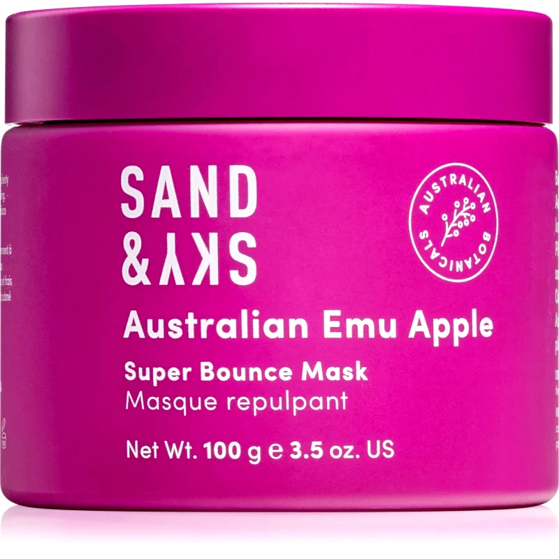 Sand & Sky Sand & Sky Australian Emu Apple Super Bounce Mask μάσκα λάμψης και ενυδάτωσης για το πρόσωπο 100 γρ