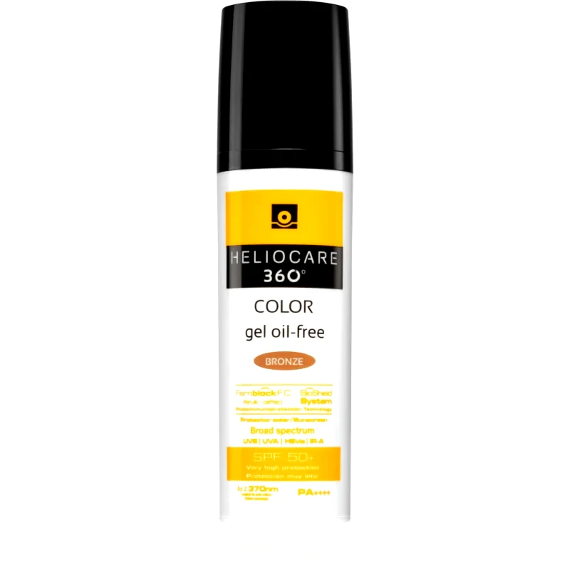 Heliocare Heliocare 360° Color Gel Oil-Free προστασίας με χρώμα με υφή τζελ SPF 50+ απόχρωση Bronze 50 ml