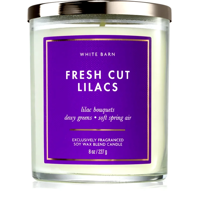 Bath & Body Works Bath & Body Works Fresh Cut Lilacs αρωματικό κερί 227 γρ