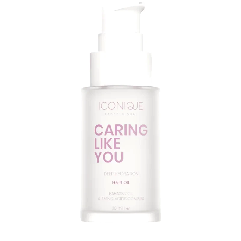 ICONIQUE Professional ICONIQUE Professional CARING LIKE YOU Deep Hydration ενυδατικό λάδι για ξηρά και κατεστραμμένα μαλλιά 30 ml