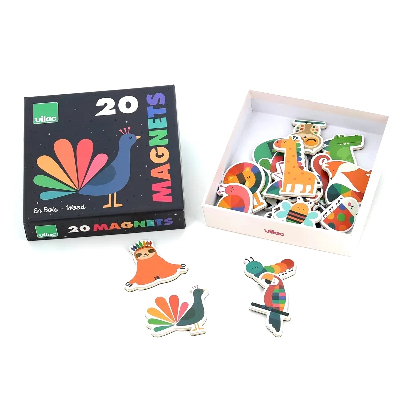 Vilac Vilac Magnets μαγνητάκια Animals 3y+ 20 τμχ