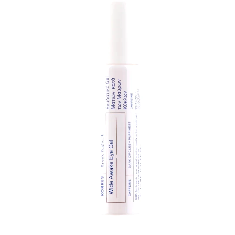 Korres Korres Greek Yoghurt Wide Awake Eye Gel Roller λαμπρυντικός ορός για τα μάτια roll - on 15 ml