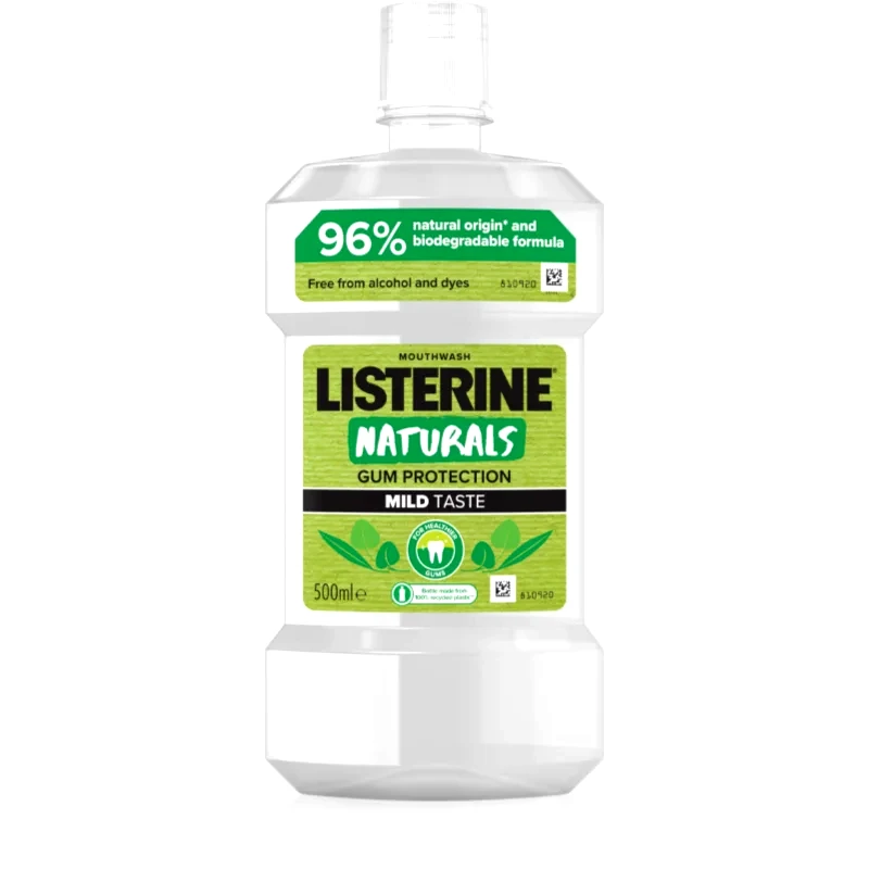 Listerine Listerine Naturals Gum Protection στοματικό διάλυμα Mild Mint 500 ml