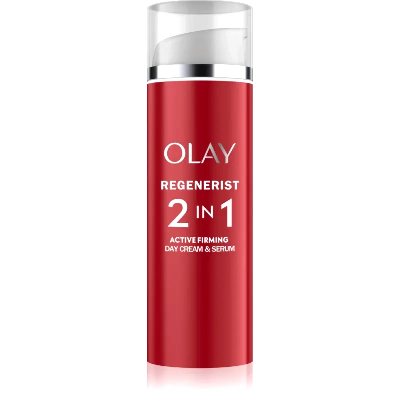 Olay Olay Regenerist 2 in 1 Day Cream & Serum συσφικτική κρέμα ημέρας και ορός ενάντια στις ρυτίδες 2 σε 1 50 ml