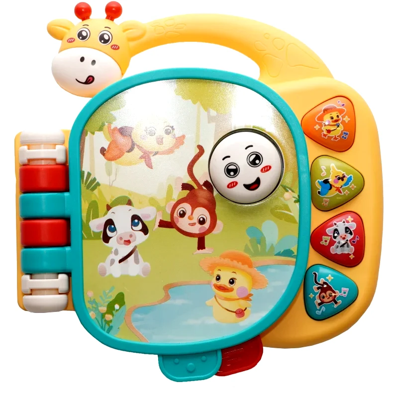Bo Jungle Bo Jungle Musical Giraffe Booklet μουσικό παιχνίδι 12m+ 1 τμχ