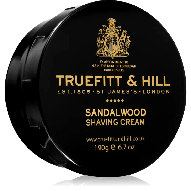 Truefitt & Hill Truefitt & Hill Sandalwood ενυδατική κρέμα για ξύρισμα για άντρες 190 γρ