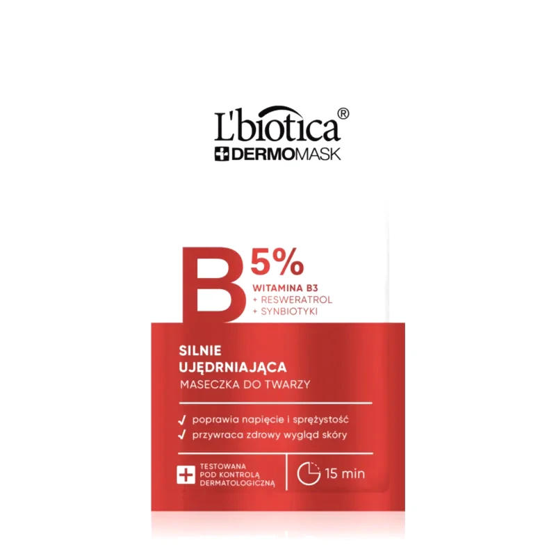 L’biotica L’biotica DermoMask B 5% συσφικτική μάσκα προσώπου 8 ml