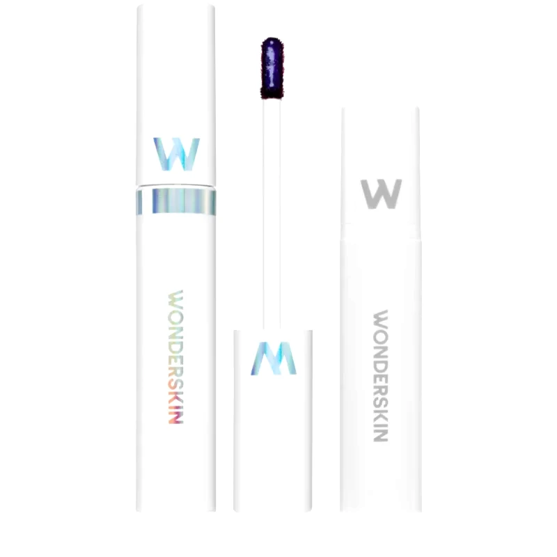 WONDERSKIN WONDERSKIN Wonder Blading Lip Stain Kit κραγιόν που ξεφλουδίζεται + ενεργοποιητής απόχρωση Burgundy Red