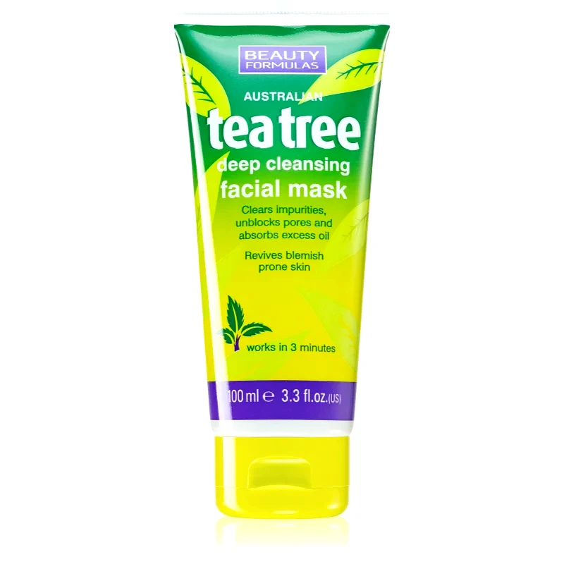 Beauty Formulas Beauty Formulas Tea Tree μάσκα για βαθύ καθαρισμό 100 ml