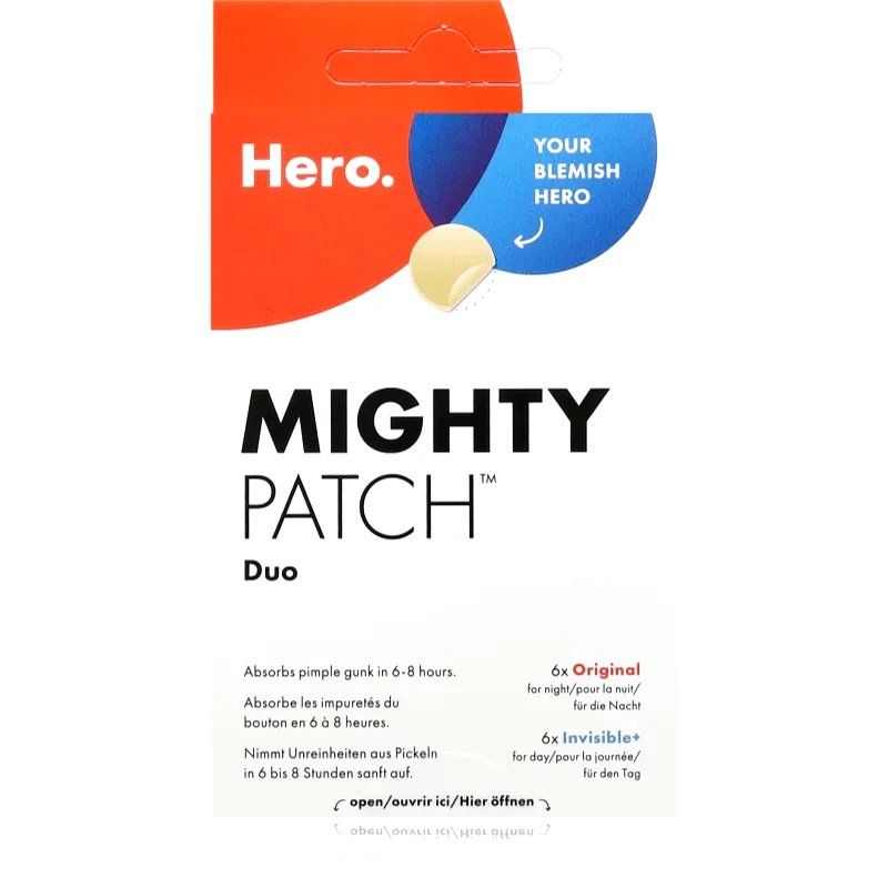 Hero Cosmetics Hero Cosmetics Mighty Patch Duo επίθεμα κατά της ακμής 12 τμχ
