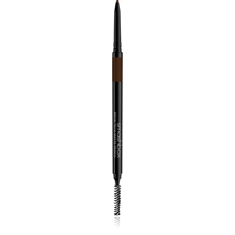 Smashbox Smashbox Brow Tech Matte Pencil αυτόματο μολύβι για τα φρύδια με βούρτσα απόχρωση Brunette 0.09 γρ