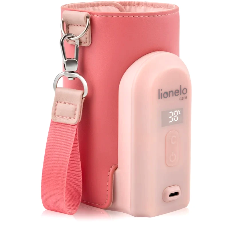 Lionelo Lionelo Care Thermup Go Evo Θερμαντικό για μπιμπερό Coral Pink 1 τμχ