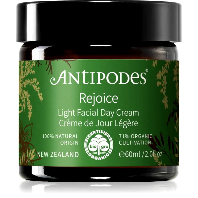Antipodes Antipodes Rejoice Light Facial Day Cream ελαφριά ενυδατική κρέμα ημέρας 60 ml