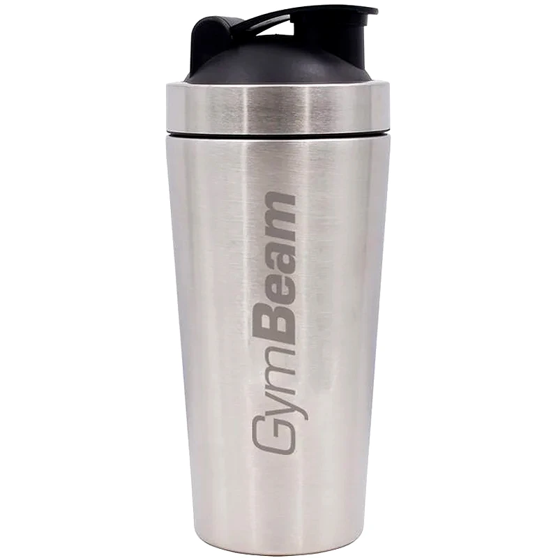 GymBeam GymBeam Shaker Steel αθλητικό σέικερ χρώμα Classic 739 ml