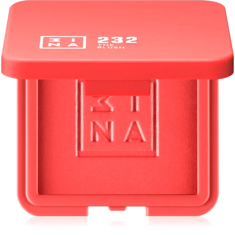 3INA 3INA The Blush συμπαγές ρουζ απόχρωση 232 - Coral red, matte 7,5 γρ