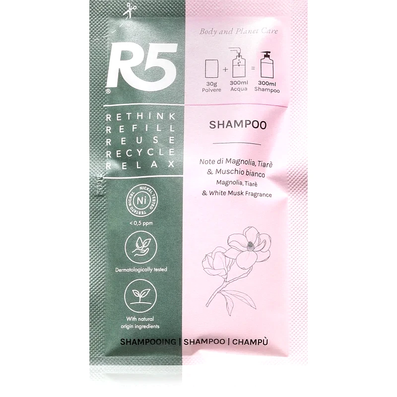 R5 R5 Shampoo da Riattivare σαμπουάν για τα μαλλιά 30 ml