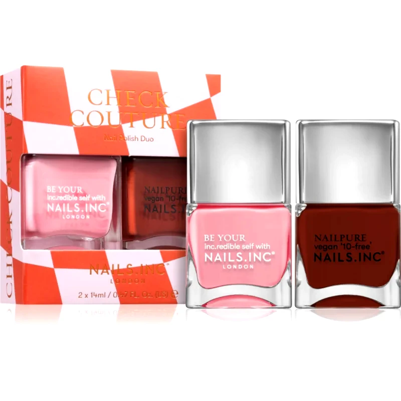 Nails Inc. Nails Inc. Check Couture Σετ βερνίκι νυχιών