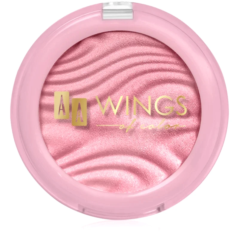 AA Wings of Color AA Wings of Color Blush & Go συμπαγές ρουζ απόχρωση 02 Light Pink 4.5 γρ