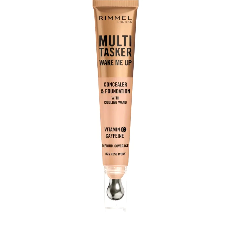 Rimmel Rimmel Multi-Tasker Wake Me Up μεικ απ και διορθωτής για λαμπρή επιδερμίδα απόχρωση 25 Rose Ivory 20 ml
